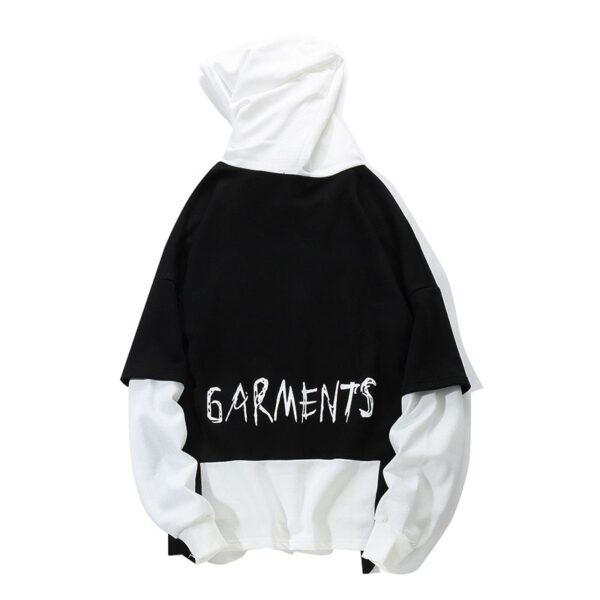 Autumn Men Graffiti Oversize Hoodies Hip-hop Round Neck Cotton Hoodie - Image 4