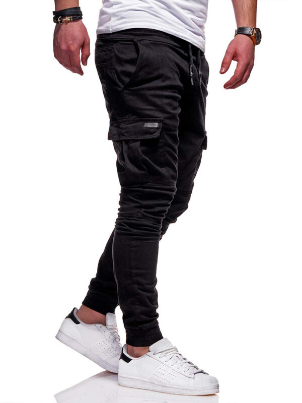 Men Jogger Pants New Fashion Sweatpants Men Fitness - Image 3