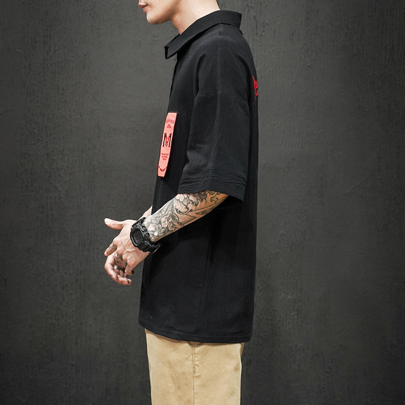 Cartoon printed Polo shirts for men - Image 3