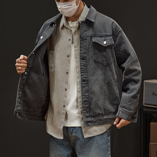 Denim Jacket Clothes Coat For Men - Image 4