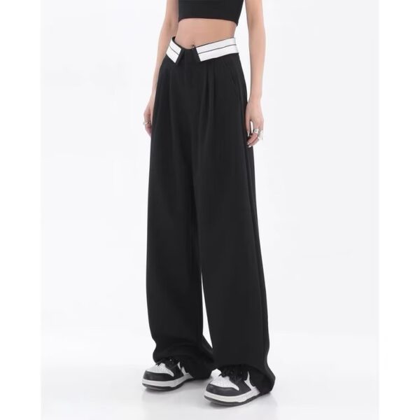 Women's High Street Design Casual Pants