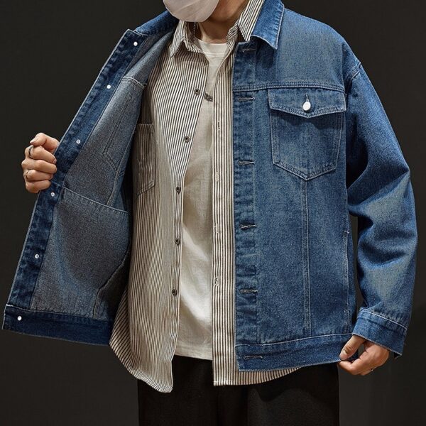 Denim Jacket Clothes Coat For Men - Image 7