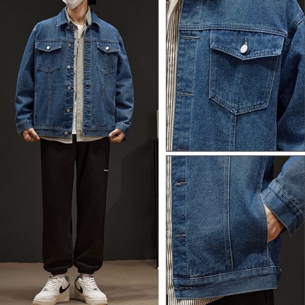 Denim Jacket Clothes Coat For Men - Image 9